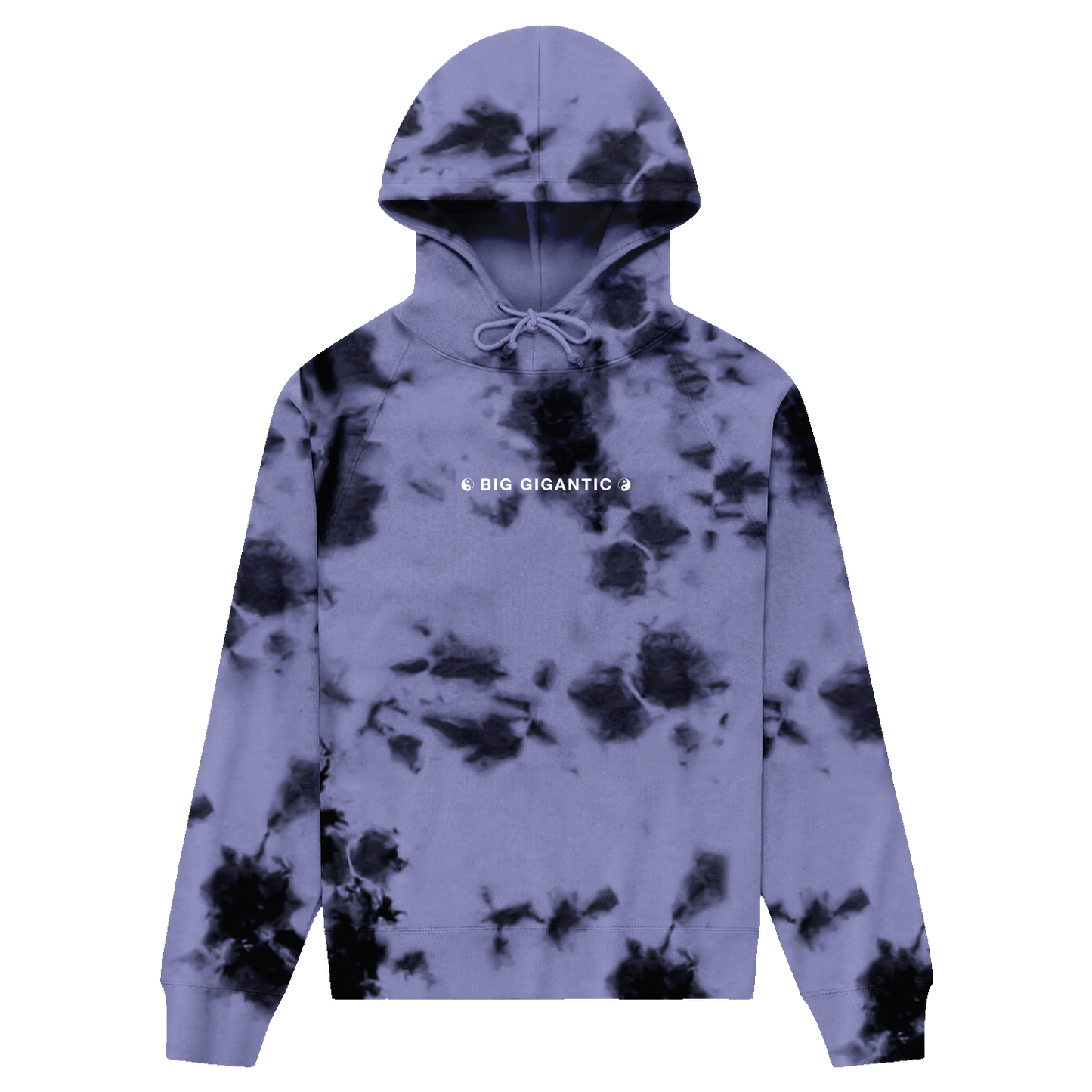 Purple/Black Tie Dye Hoodie