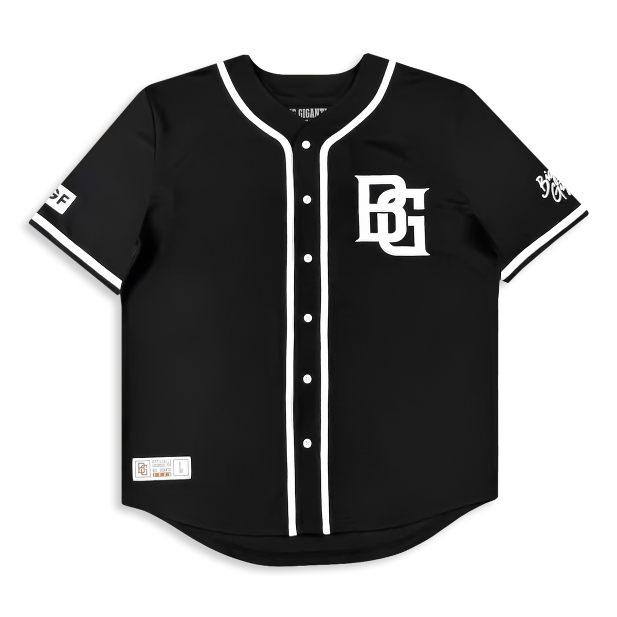Retro Baseball Jersey - Black