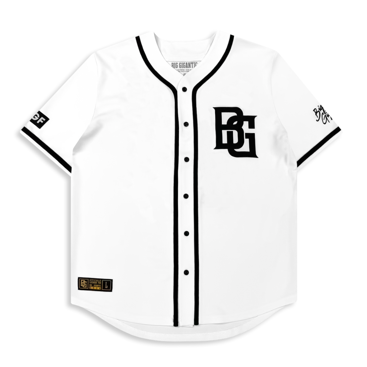 Retro Baseball Jersey - White