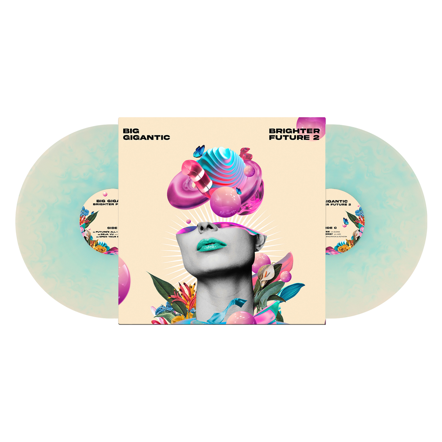 Brighter Future 2 Double LP - Printed On Blue Cloud Vinyl