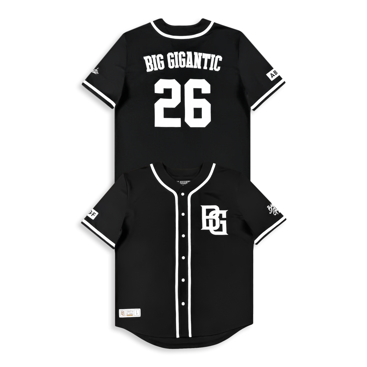Retro Baseball Jersey - Black