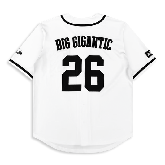 Retro Baseball Jersey - White