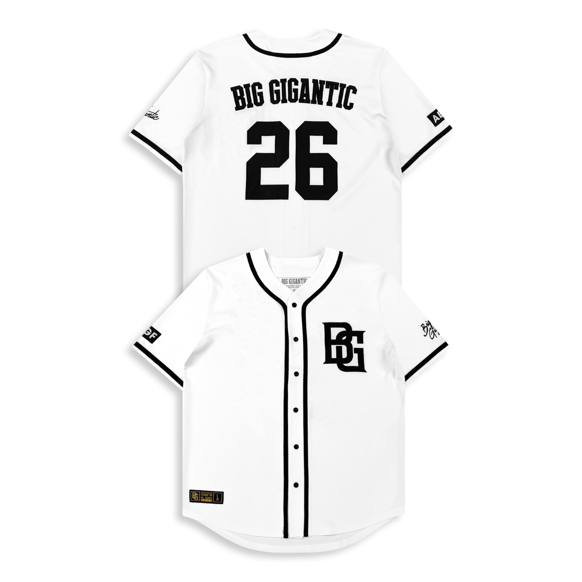 Retro Baseball Jersey - White