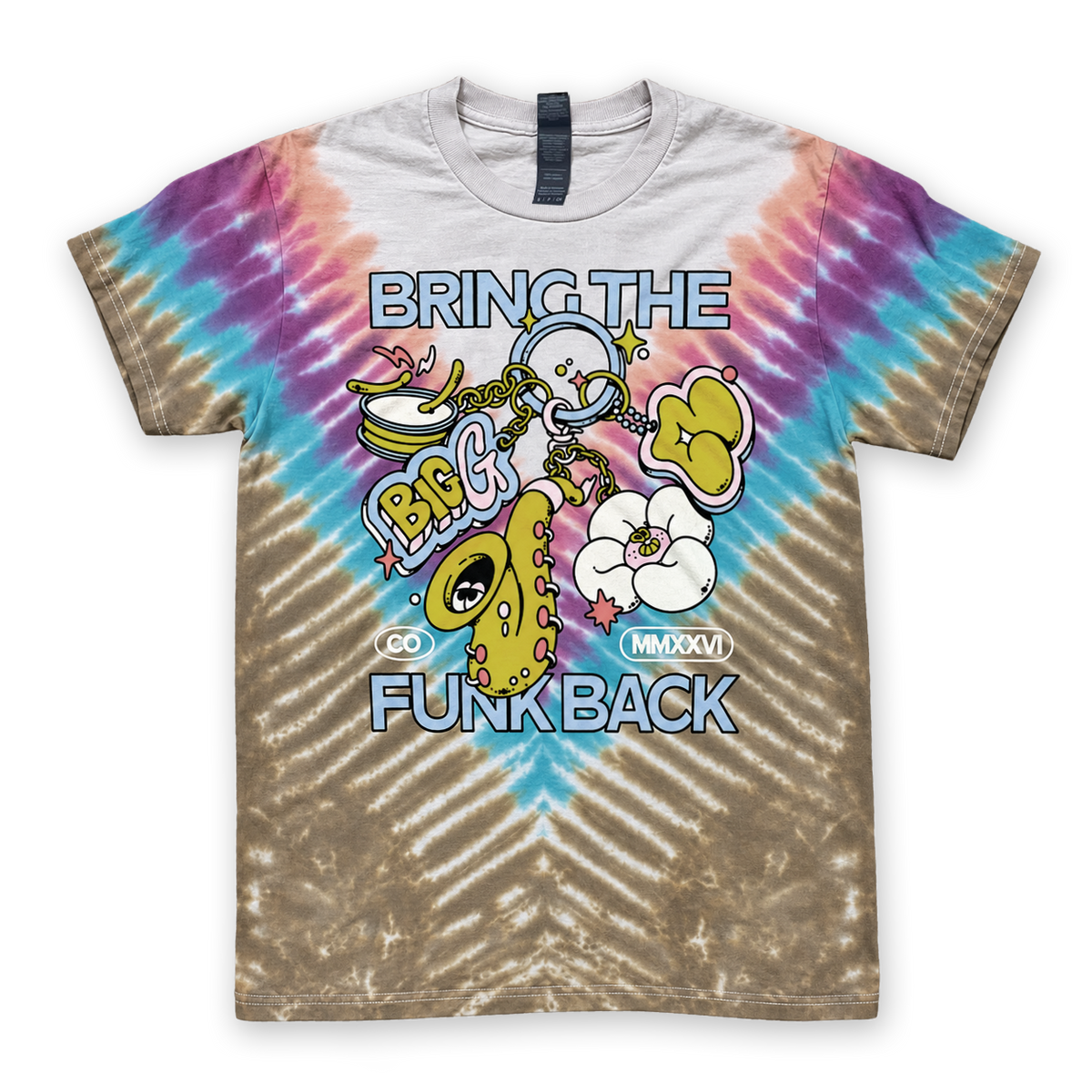 Bring The Funk Back Tie Dye Tee